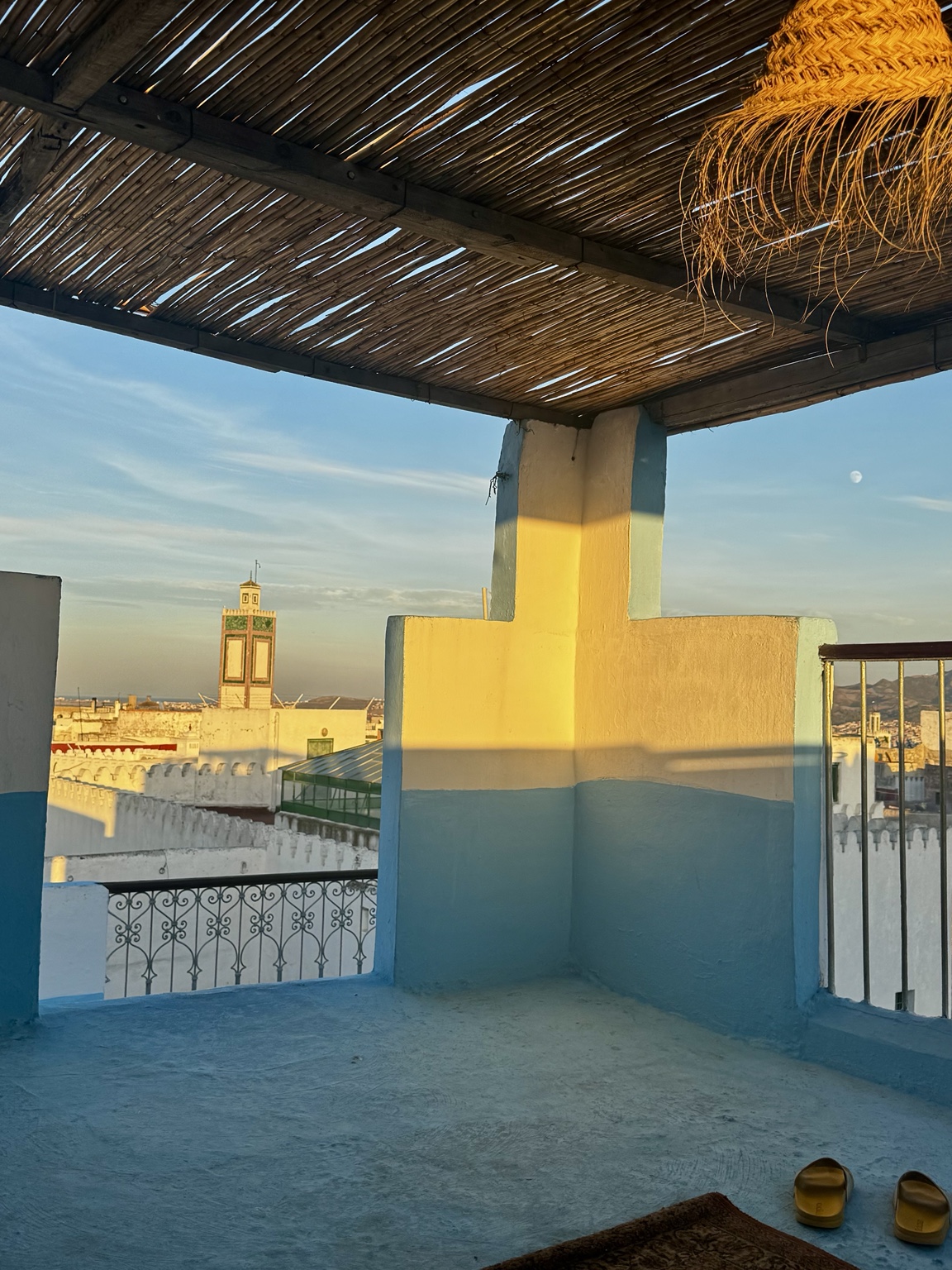 Terraza sobre la medina de Tetuán